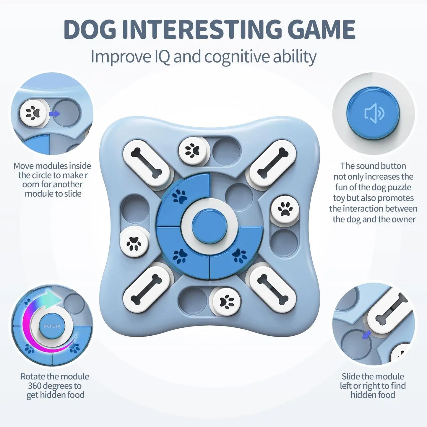 CheerMyPet™ SmartPaw Interactive Puzzle Toy