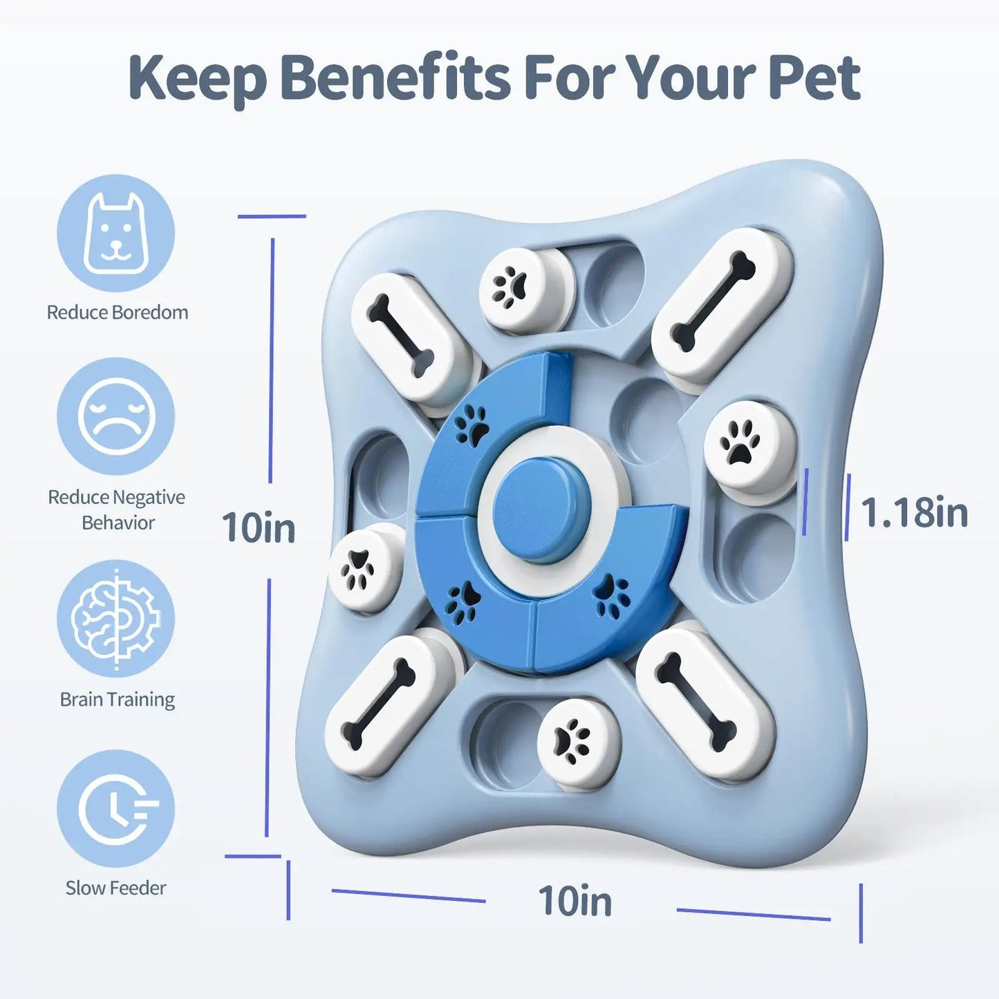 CheerMyPet™ SmartPaw Interactive Puzzle Toy
