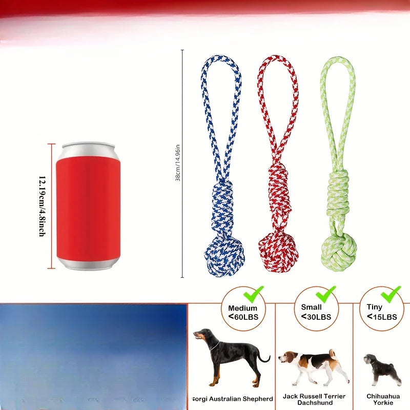 CheerMyPet™ 01 Heavy-Duty Tow Rope Toy