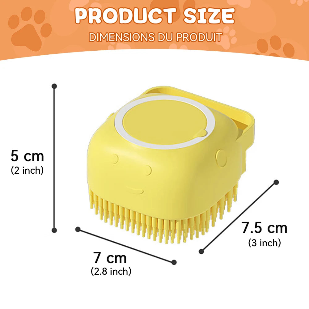CheerMyPet™ Silicone Shampoo Dispenser Brush