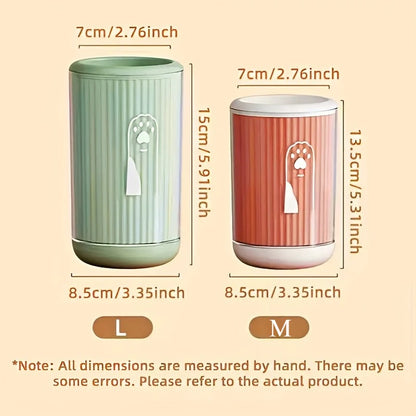 Portable Dog Paw Cleaner Cup - No-Rinse Pet Paw Washer